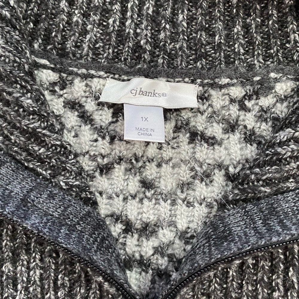 CJ Banks Sweater size 1X (CX) - Picture 5 of 7
